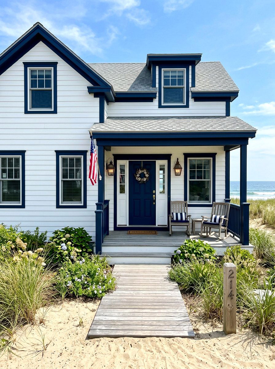 30 Beach Cottage Exterior Ideas to Boost Curb Appeal Fast