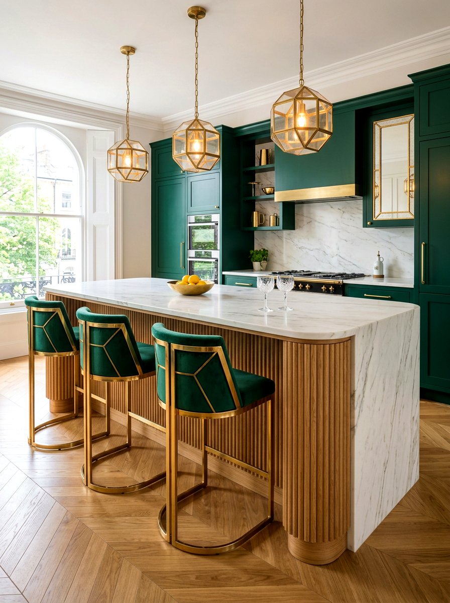 Neo deco kitchen island - 30 neo deco kitchen ideas