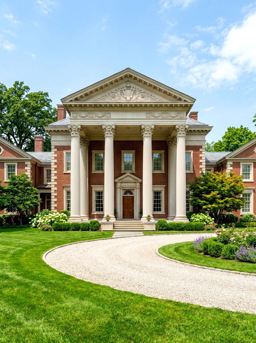 Neoclassical House Columns - 30 heritage exterior ideas