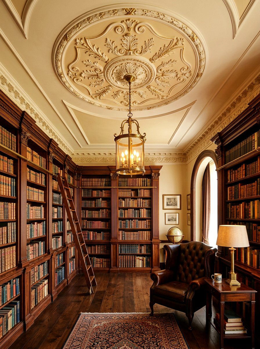 Neoclassical ceiling medallion - 30 ceiling medallion ideas