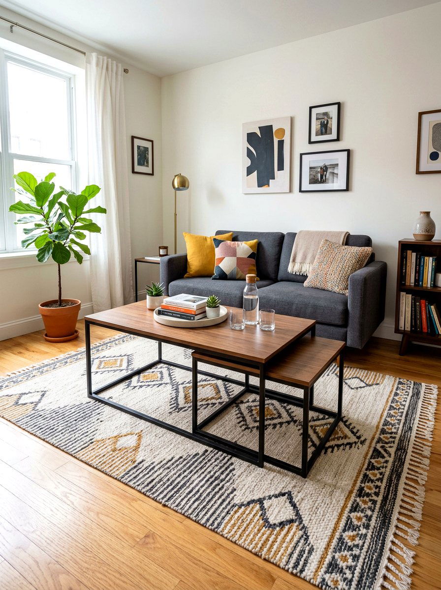 Nesting Coffee Table Set - 30 living room furniture ideas