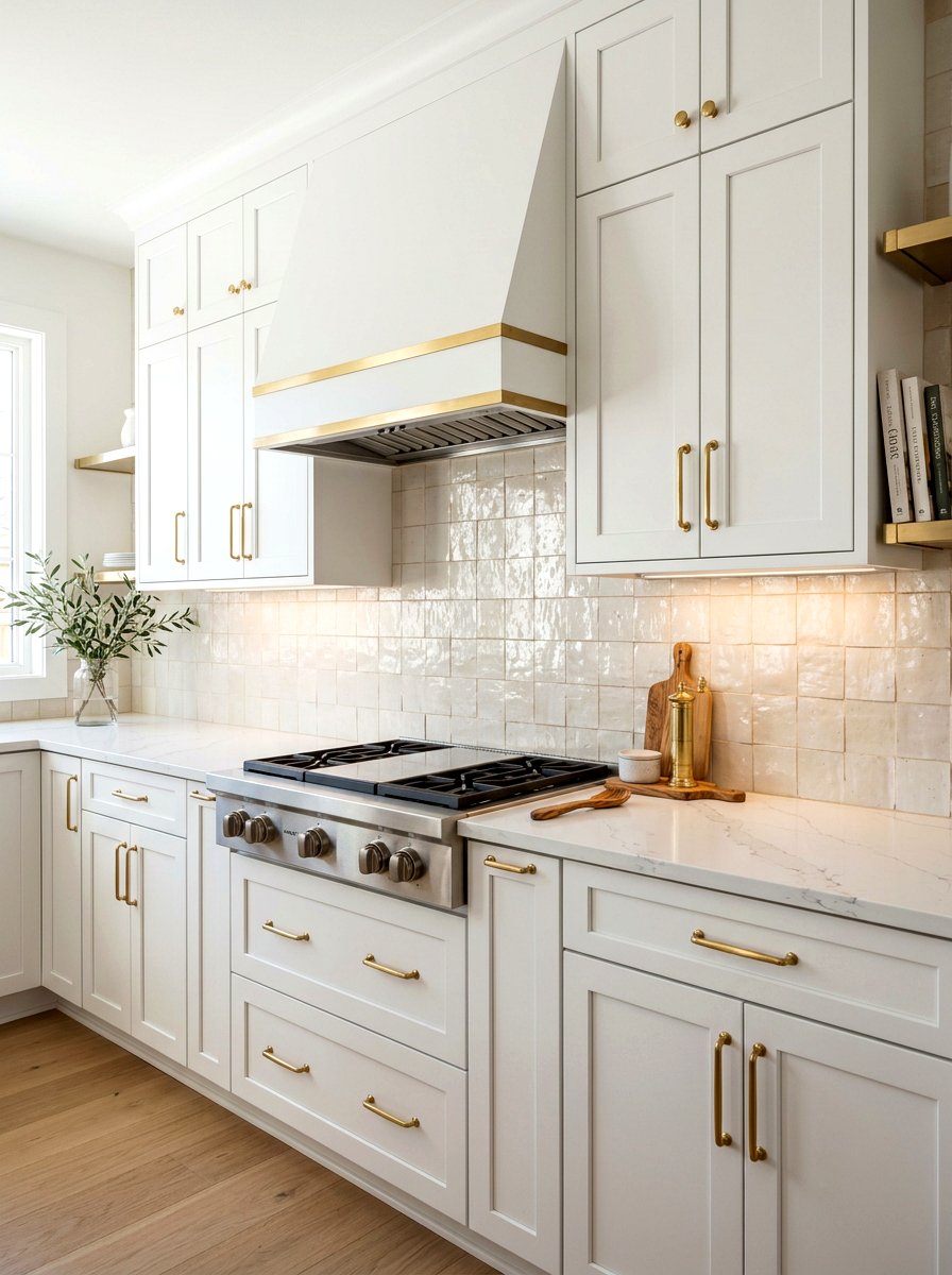 Neutral Backsplash Tile Texture - 30 layered kitchen decor ideas