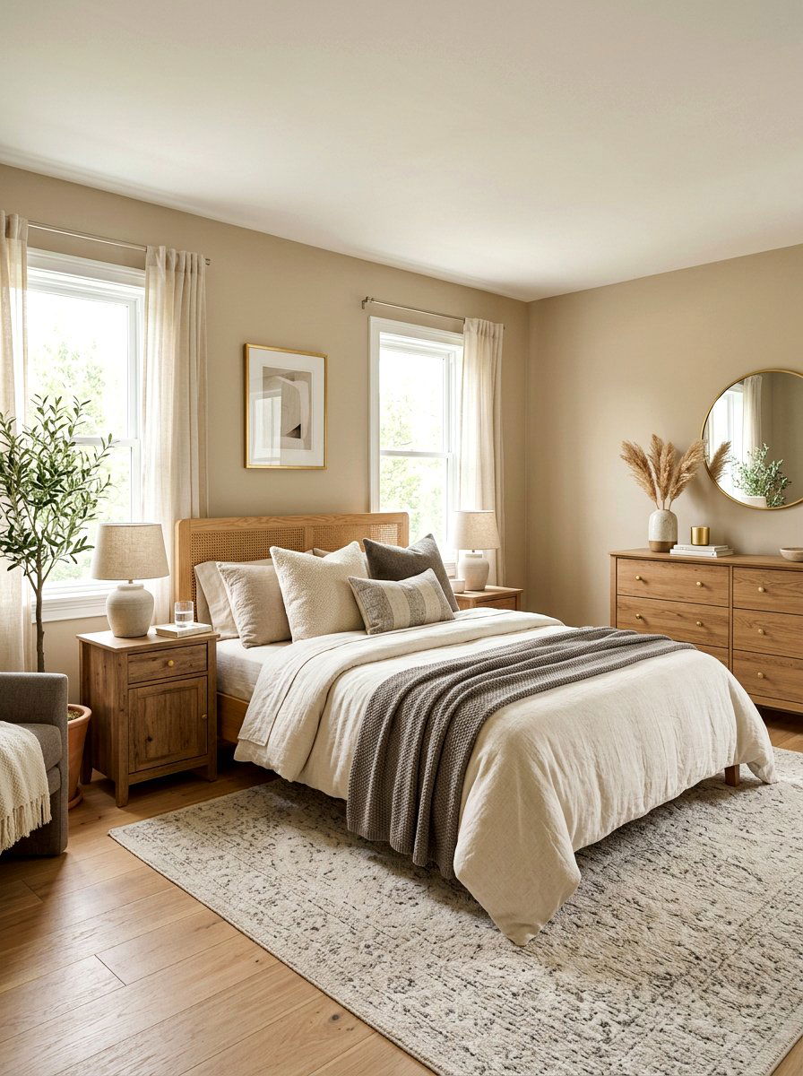 Neutral Bedroom - 30 tween girl bedroom ideas