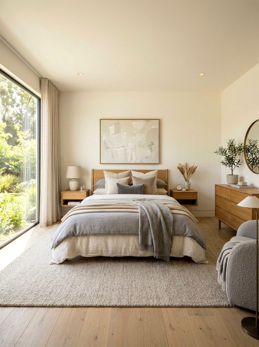 Neutral Bedroom Palette - 30 hotel style bedroom ideas