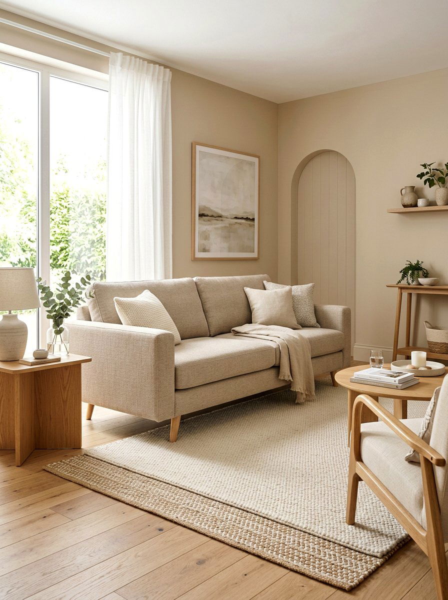 Neutral Beige Sleeper Sofa - 30 sofa bed luxury apartment ideas