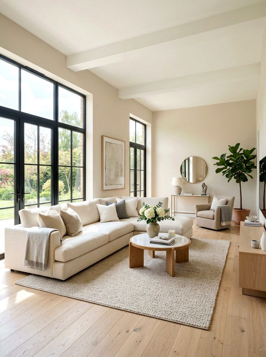 Neutral Color Palette - 30 old money living room ideas