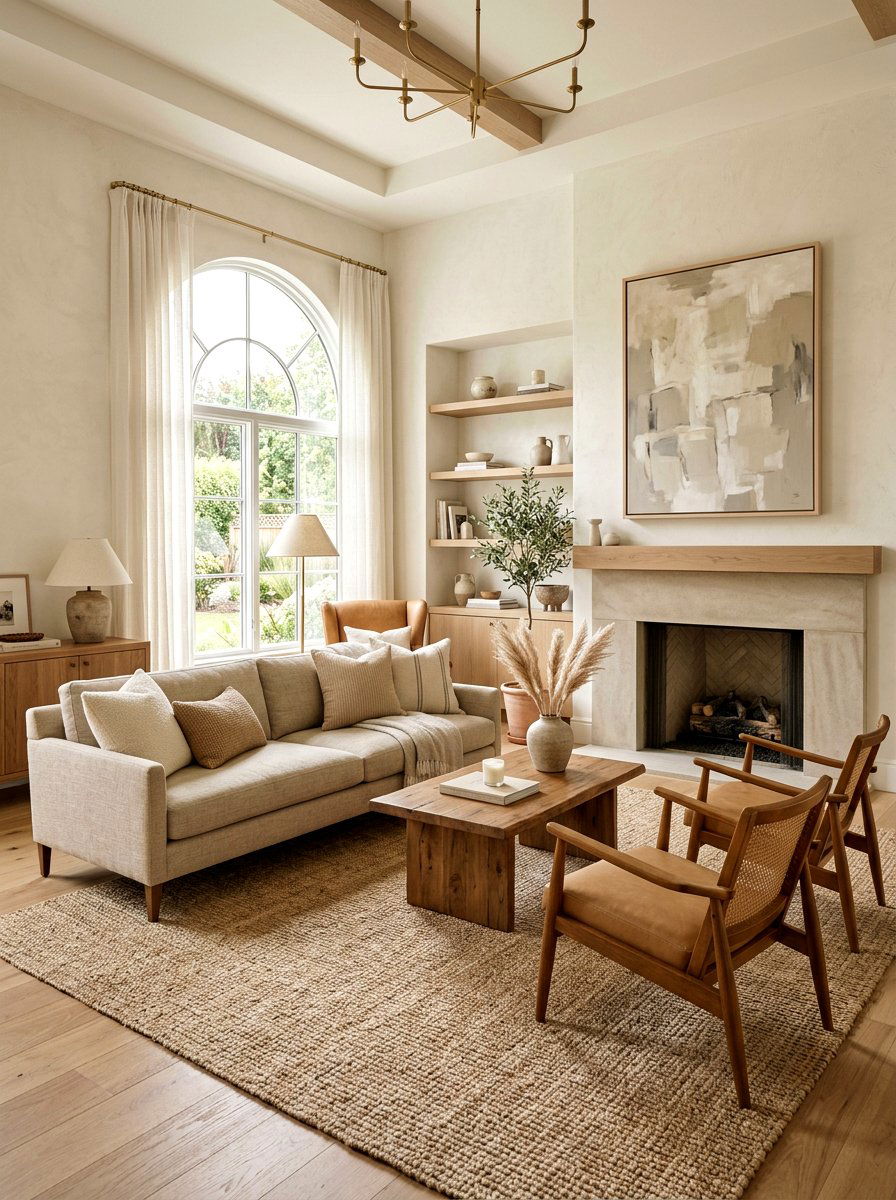 Neutral Color Palette - 30 low stimulation bedroom ideas