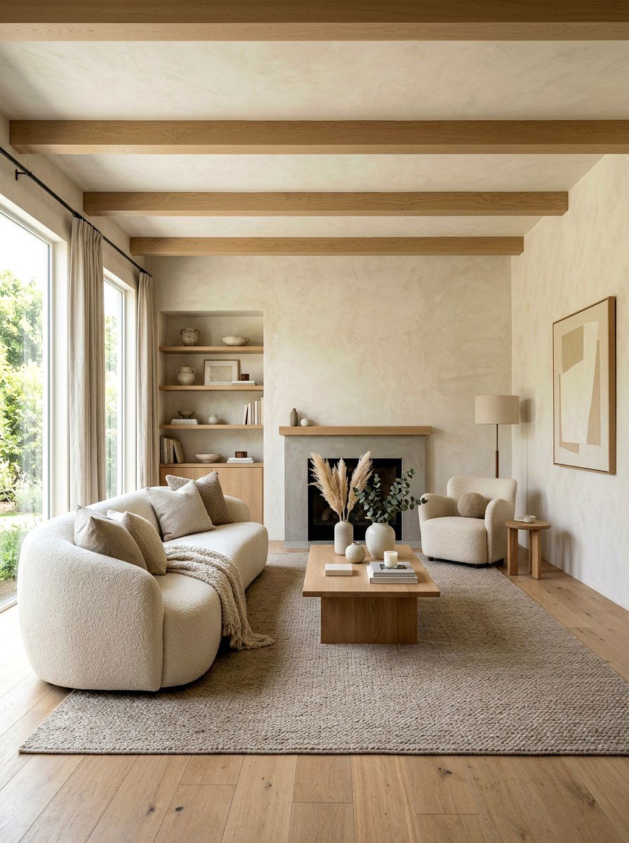 Neutral Color Palette - 30 quiet romance home ideas