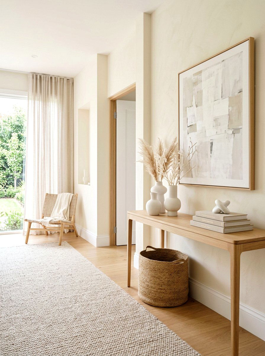 Neutral Color Palette - 30 front hallway decor ideas