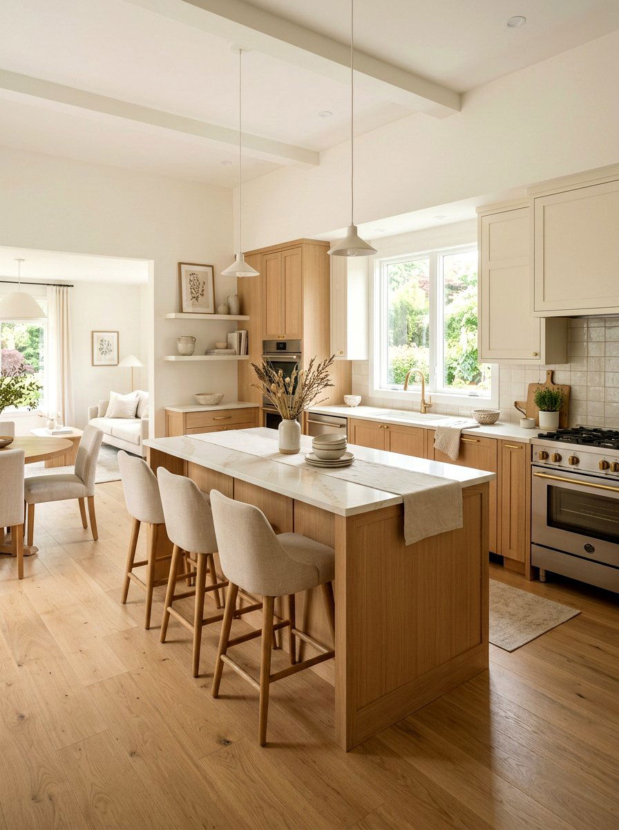 Neutral Color Palette Kitchen - 30 Scandinavian kitchen ideas