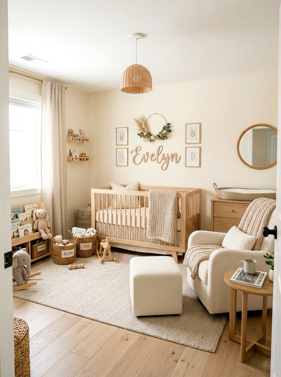 Neutral Girl Nursery - 30 girl nursery ideas