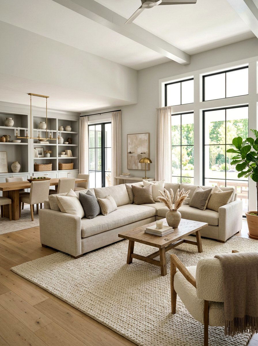 Neutral Great Room Color Palette - 30 great room ideas