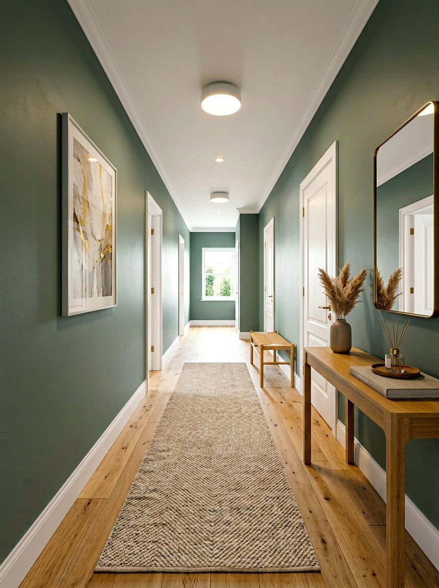 Neutral Hallway Color - 30 narrow hallway ideas