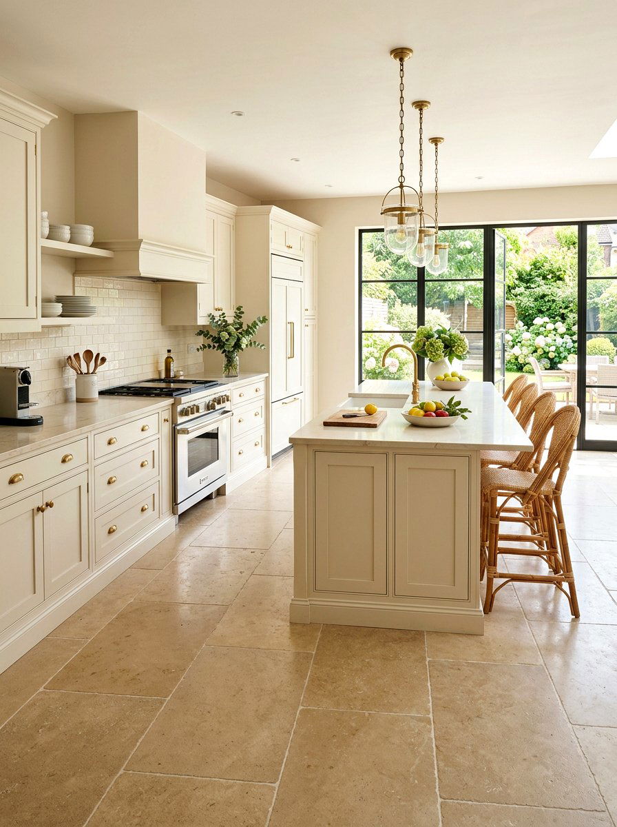 Neutral Kitchen Color - 30 traditional kitchen ideas