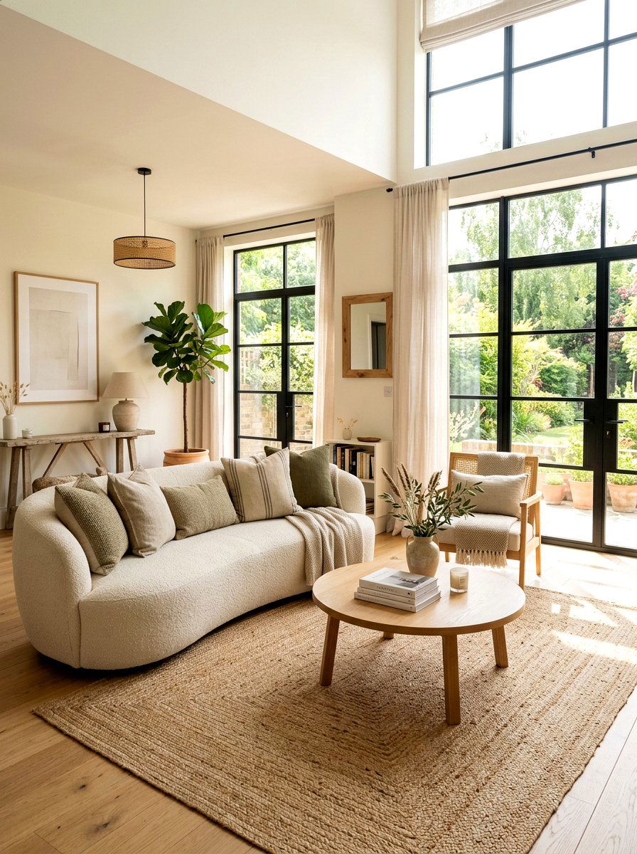 Neutral Living Room - 30 spring reset home ideas