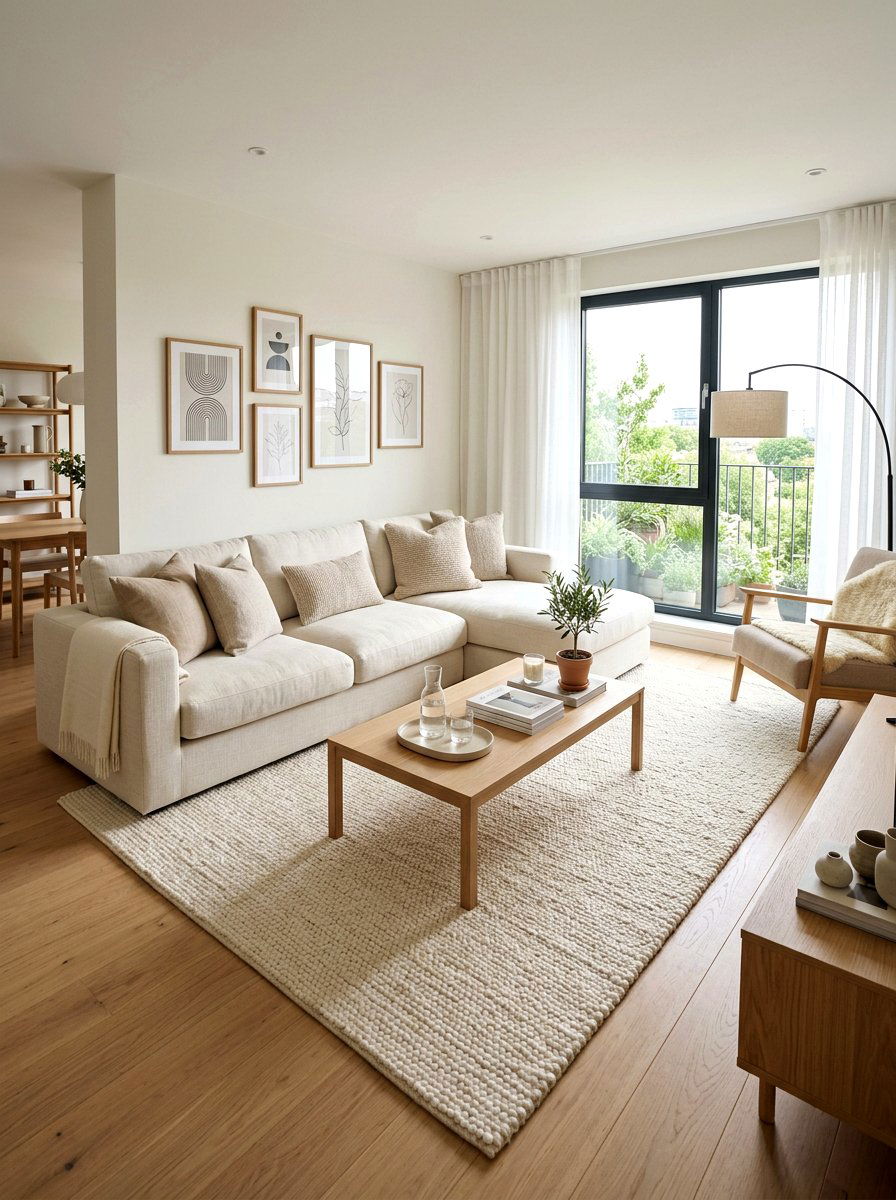 Neutral Living Room - 30 cozy living room ideas