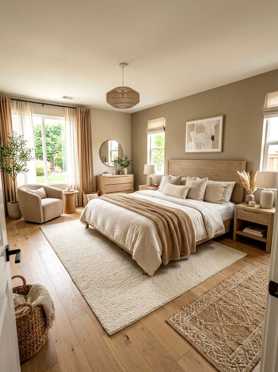 Neutral Master Bedroom - 30 sophisticated bedroom decor ideas