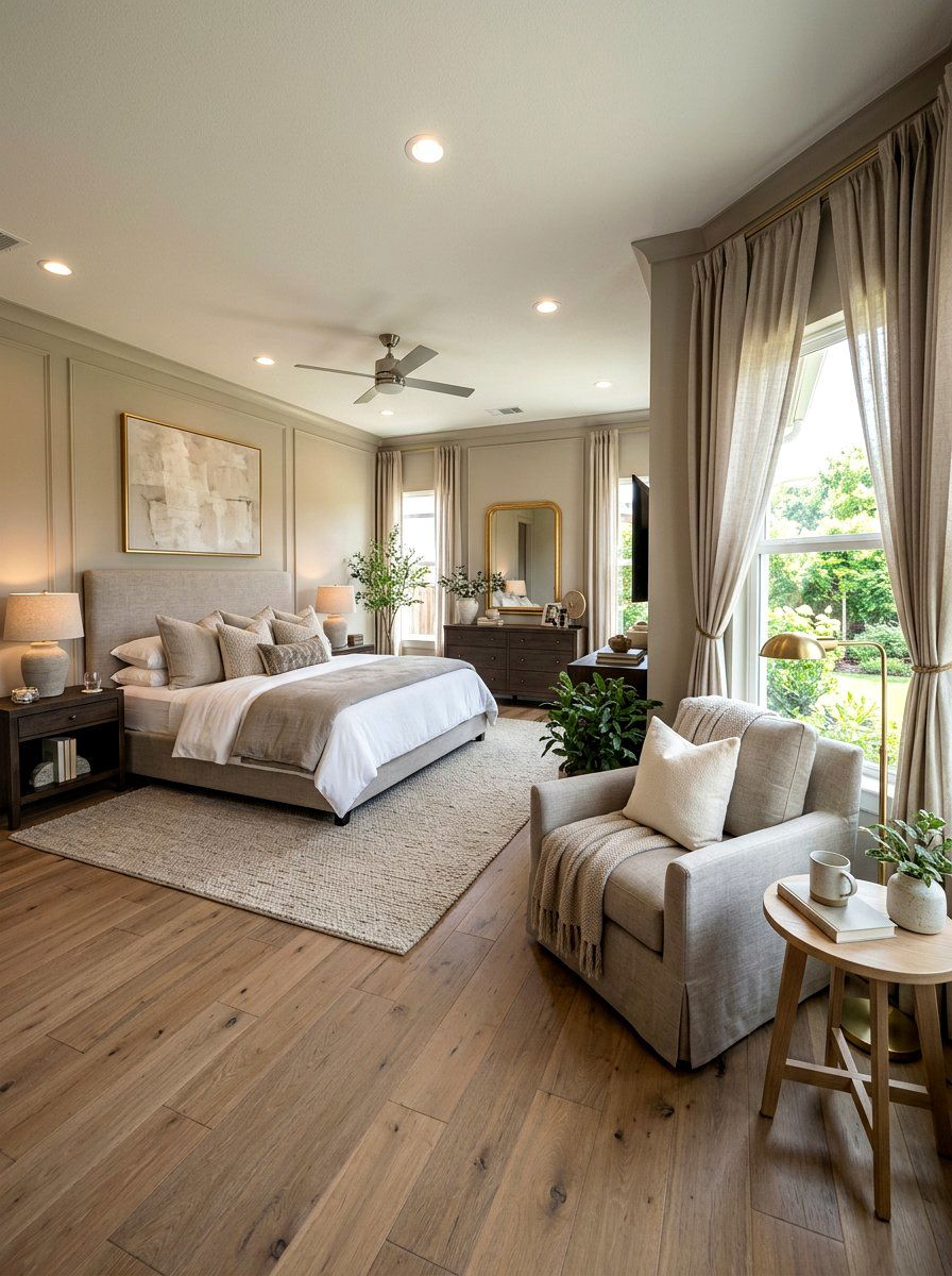 Neutral Master Suite - 30 neutral bedroom ideas