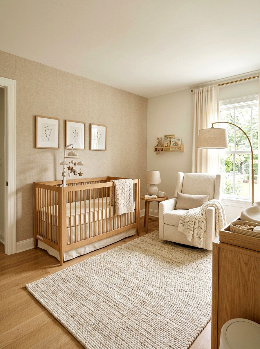 Neutral Nursery - 30 Pinterest kids room ideas