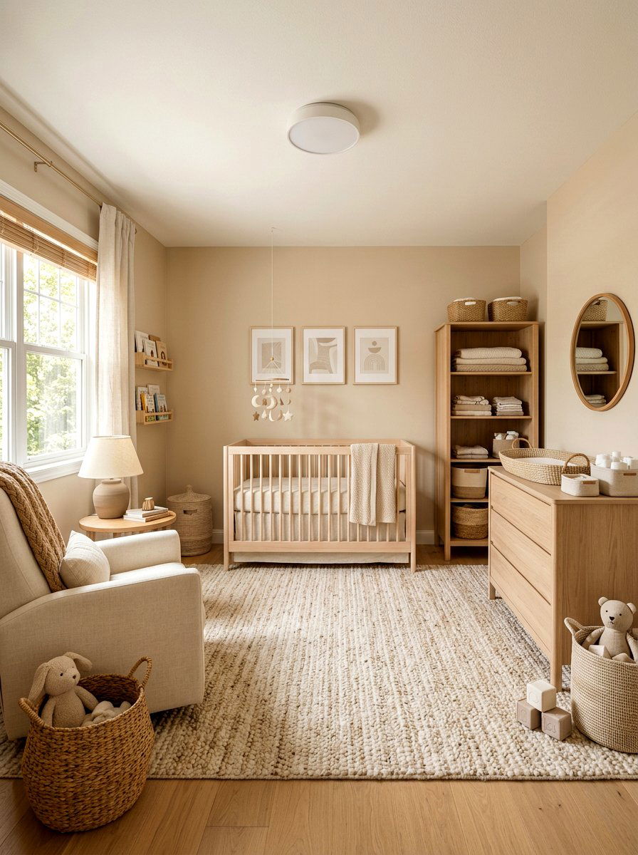 Neutral Nursery Palette - 30 soft heirloom nursery ideas