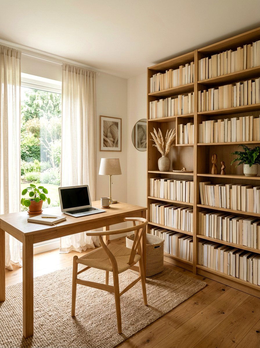 Neutral Spine Book Decor - 30 stacked books decor ideas
