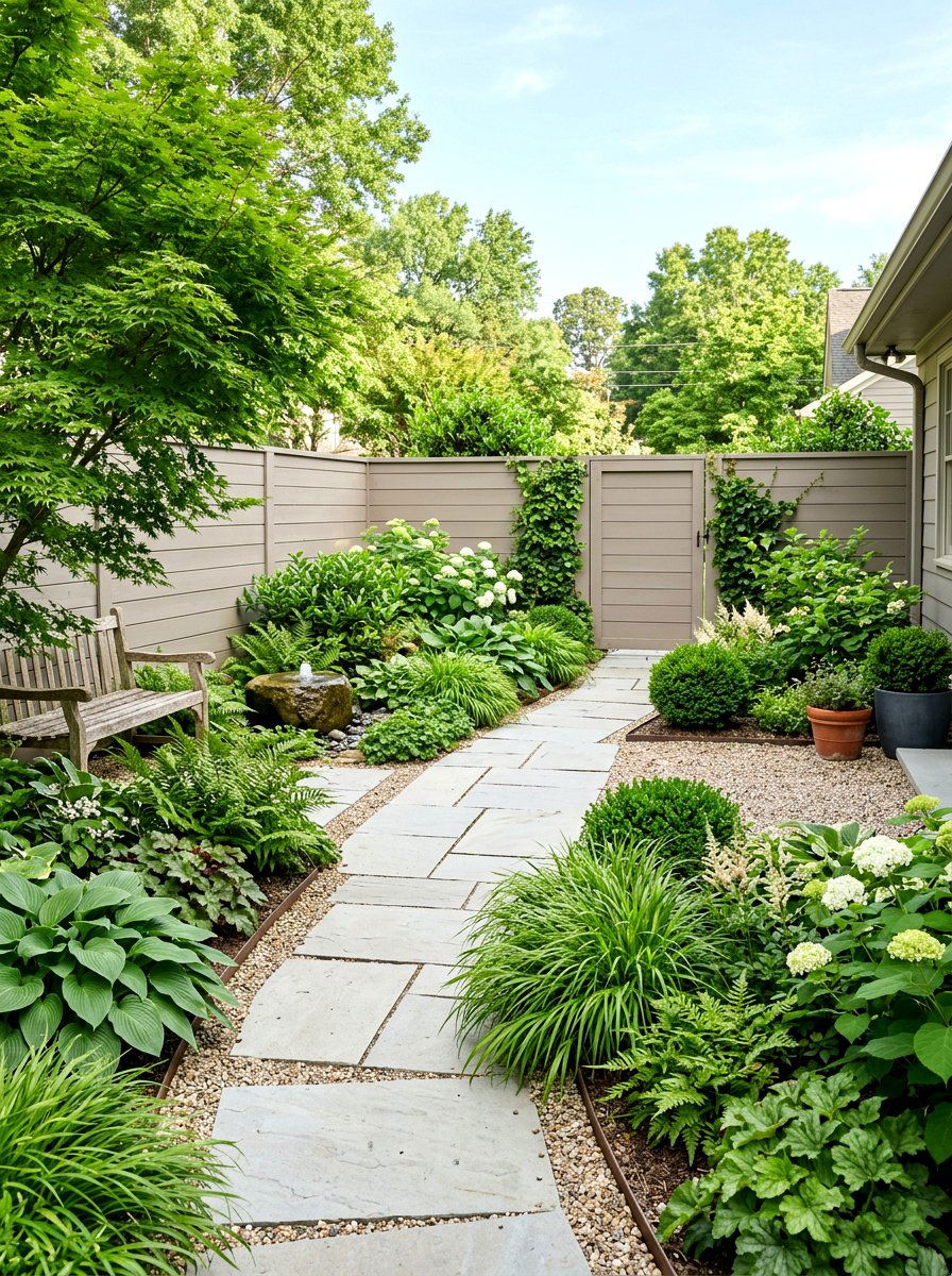Neutral Taupe Fence - 30 fence paint ideas