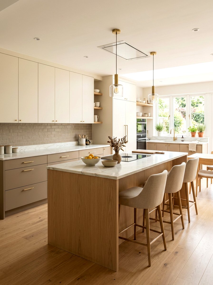 Neutral Tone Kitchen Palette - 30 organic modern kitchen ideas