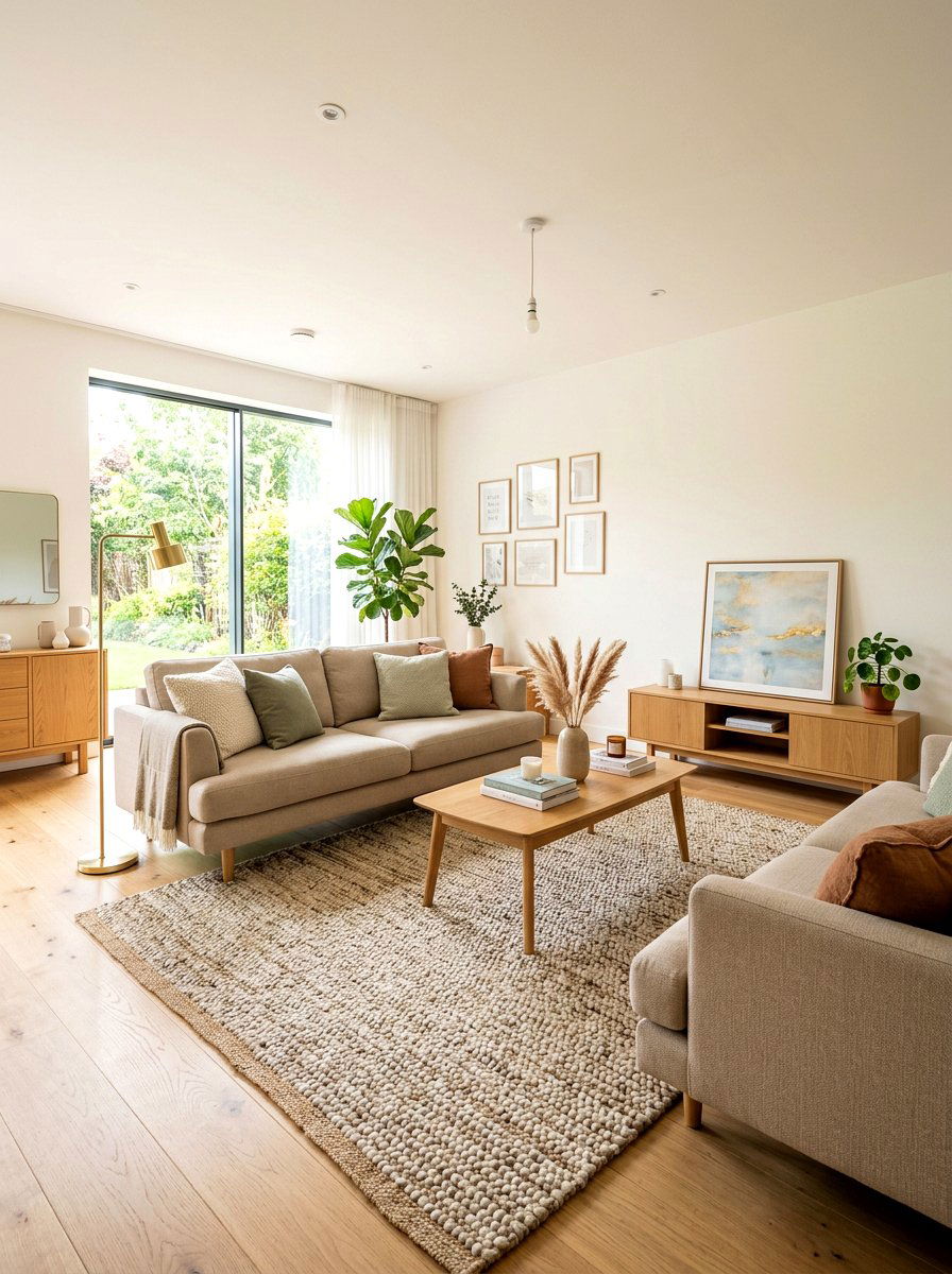 Neutral Tone Sofa Duo - 30 living room sofa pair ideas