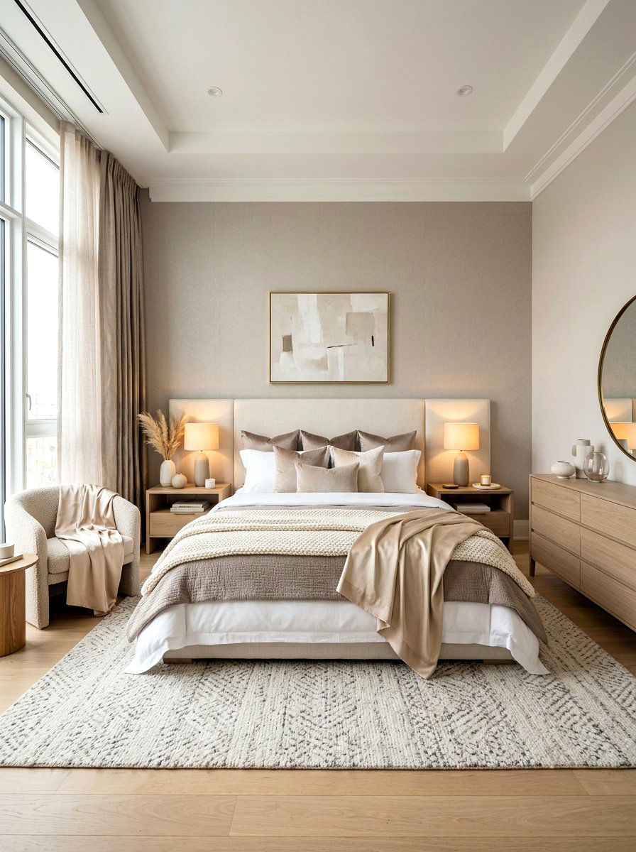Neutral Tones Bedroom - 30 light and airy bedroom ideas