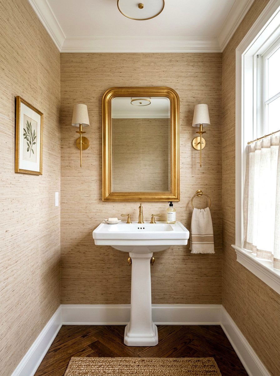 Neutral Wallpaper Patterns - 30 transitional decor ideas