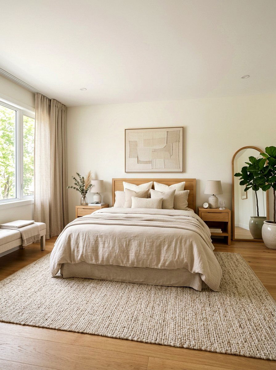 Neutral bedroom decor - 30 slow living home ideas