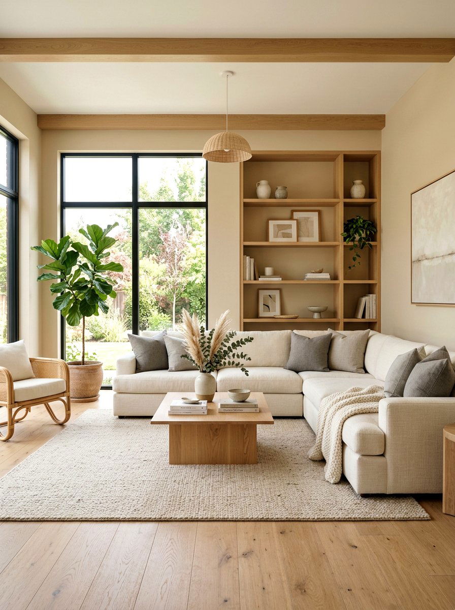 Neutral color living room - 30 restorative living room ideas