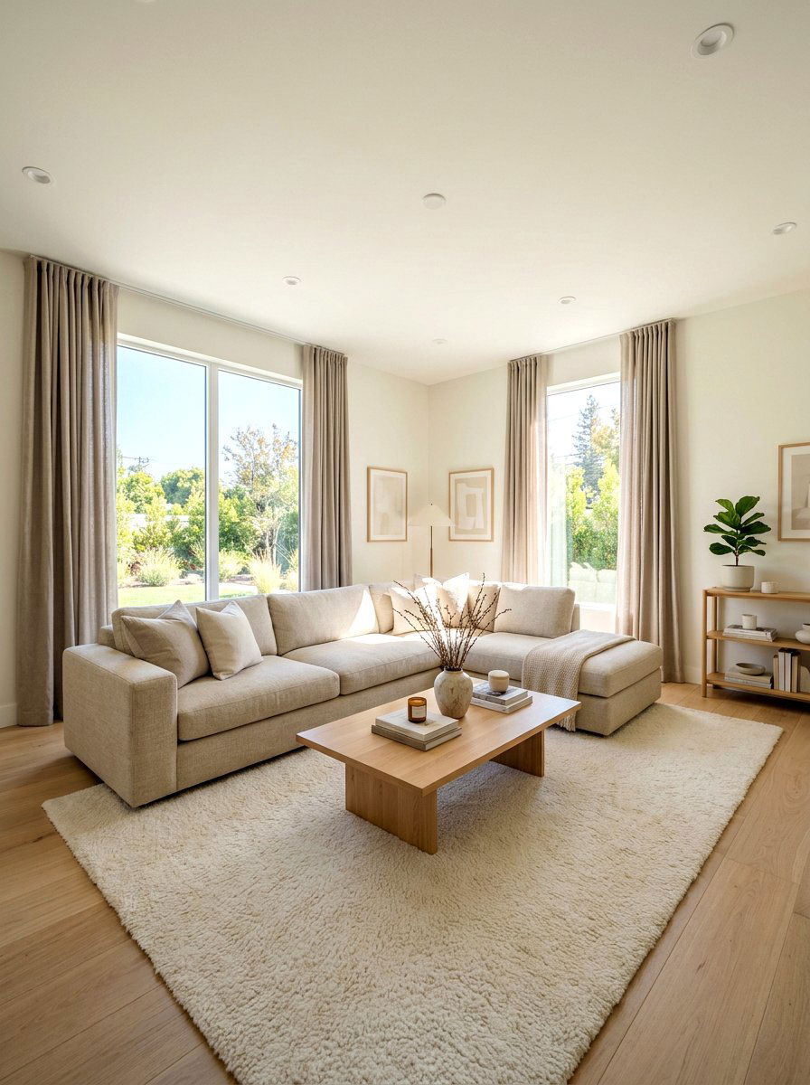 Neutral color palette living room - 30 quiet luxury living room ideas