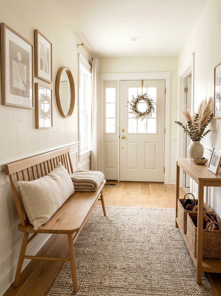 Neutral entryway aesthetic - 30 entryway ideas