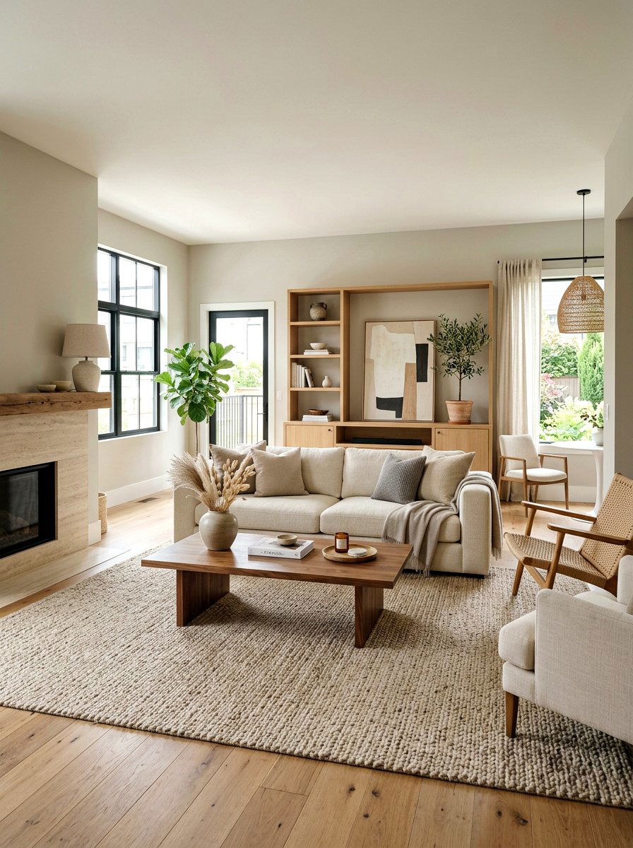 Neutral living room colors - 30 small living room ideas