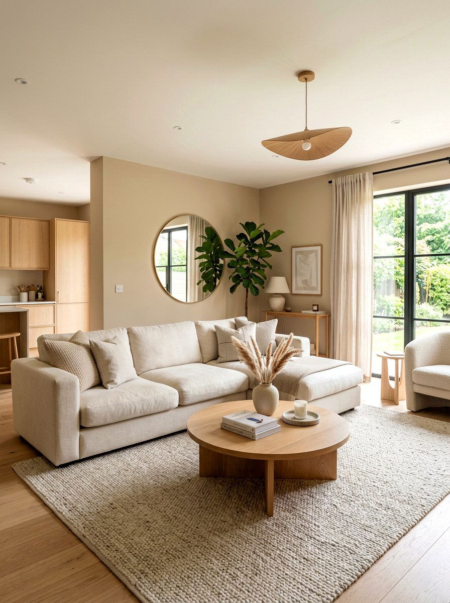 Neutral tone living room - 30 family friendly living room ideas