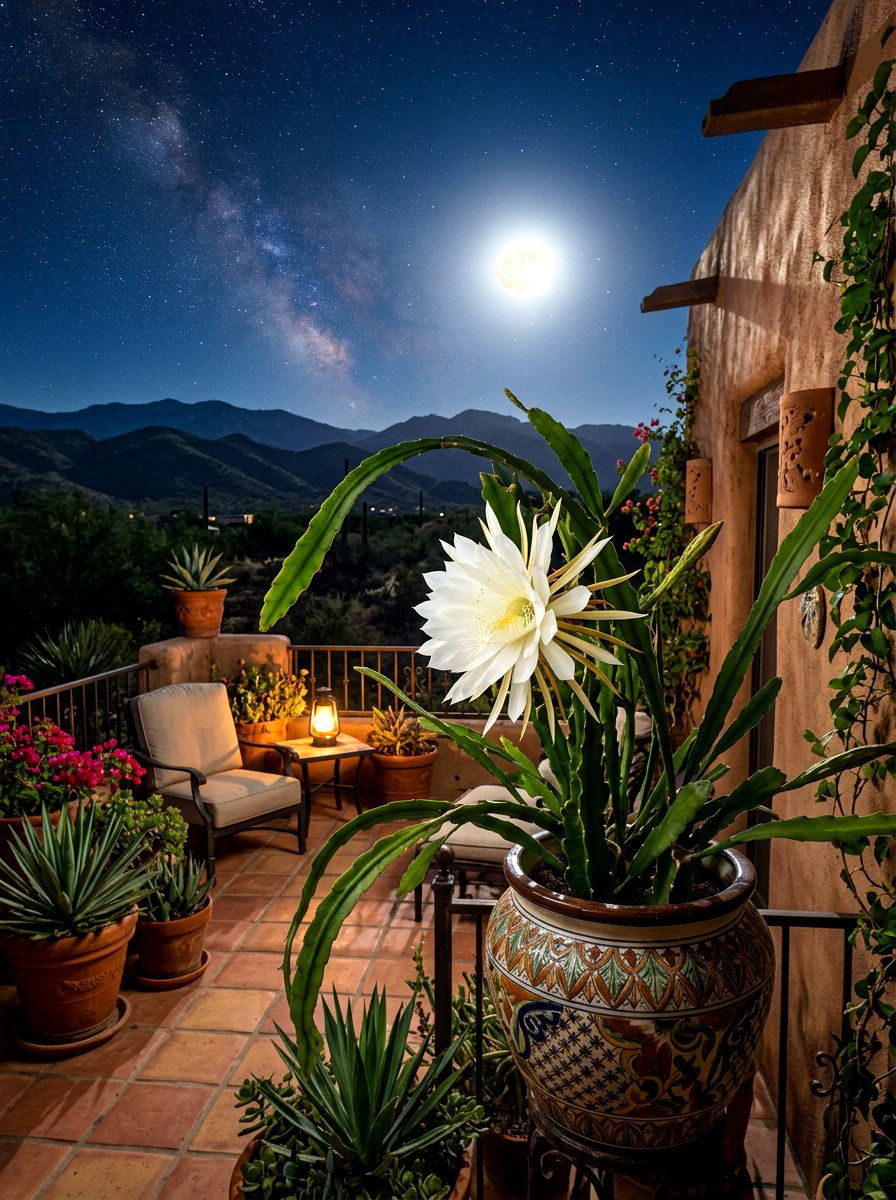 Night Blooming Cereus - 30 moon garden ideas