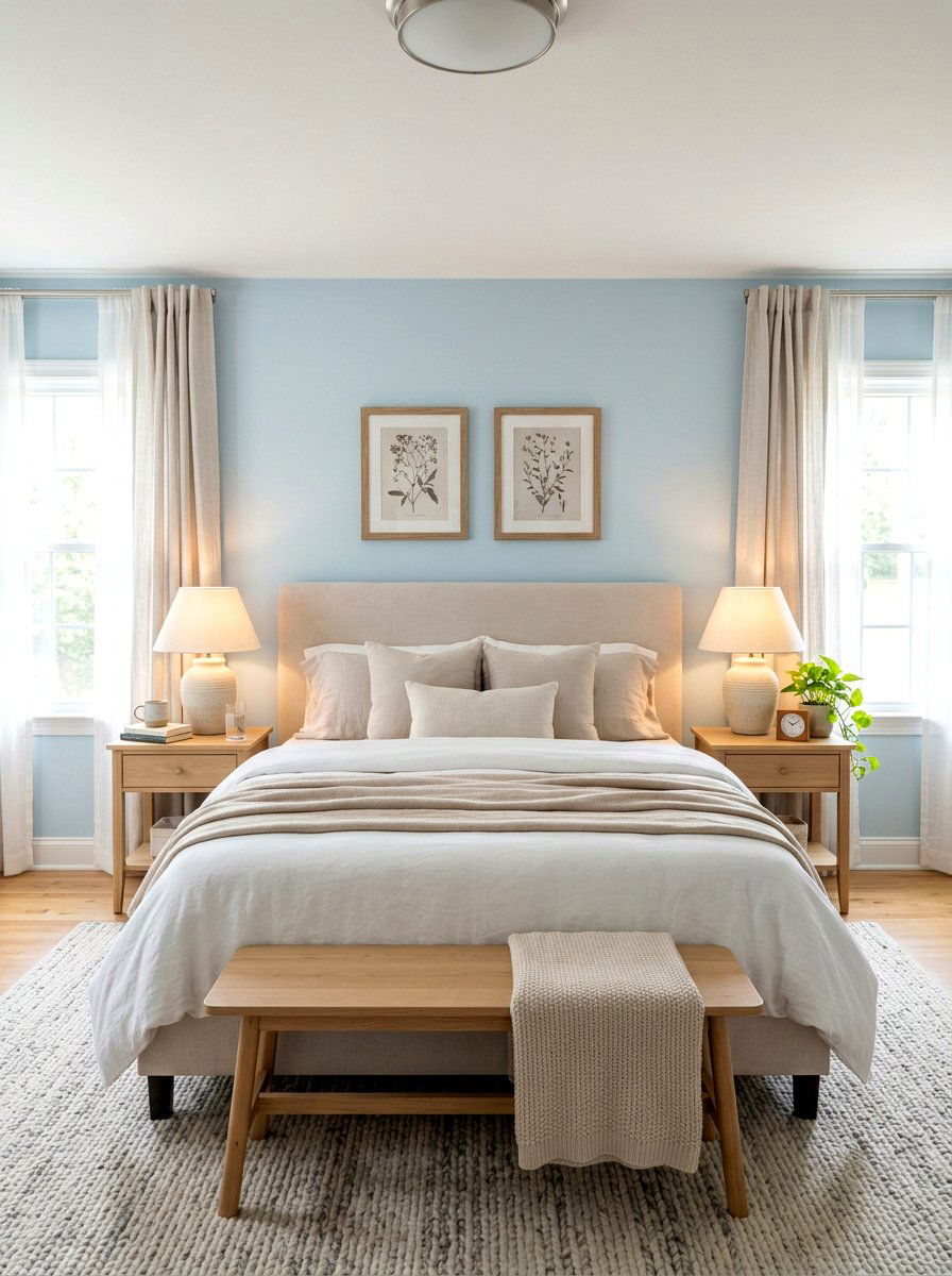 Nightstand Lamp Set - 30 no overhead light apartment ideas