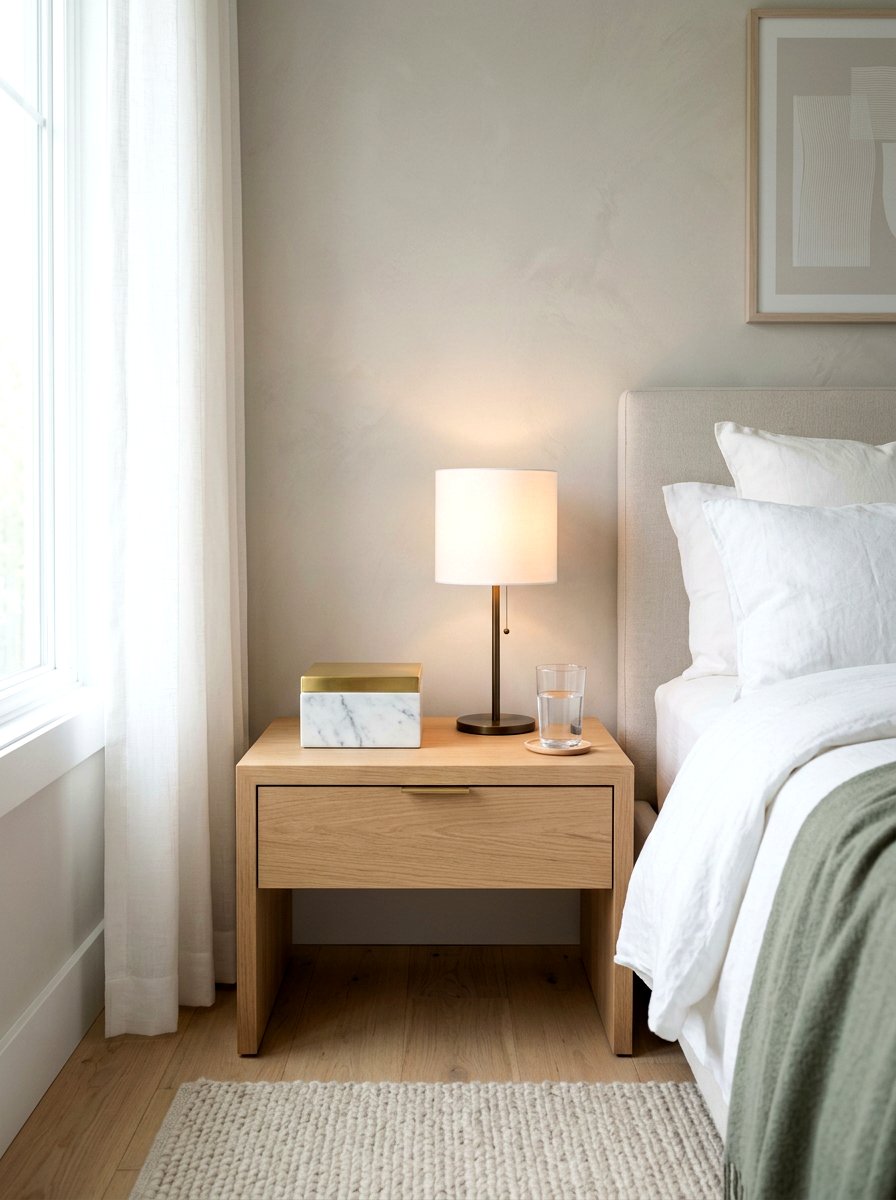 Nightstand Marble Box - 30 decorative box styling ideas