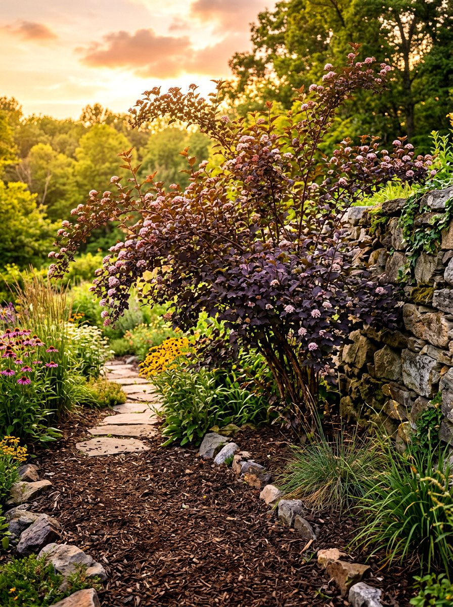 Ninebark Physocarpus - 30 front yard shrub ideas