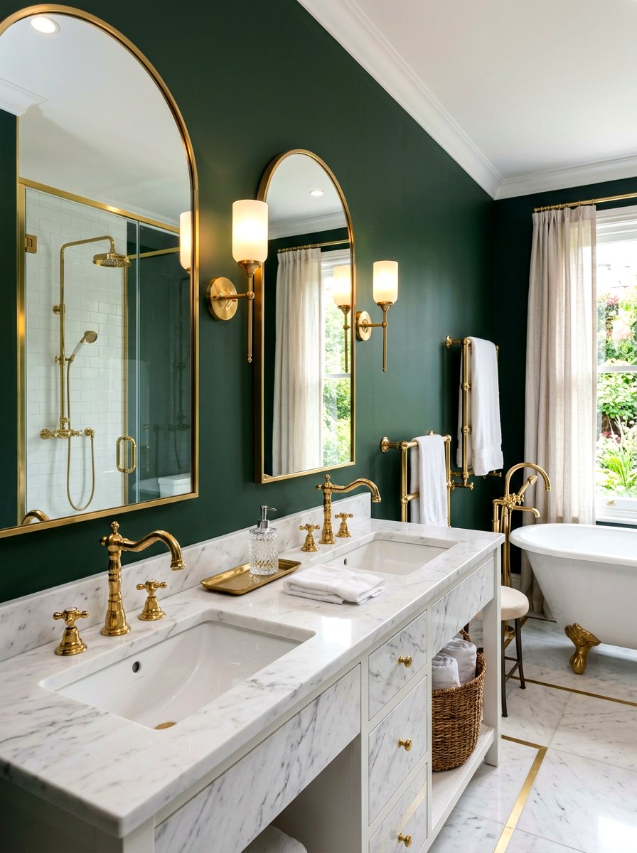 Nineties brass hardware - 30 nineties decor revival ideas