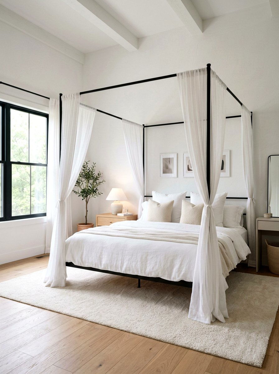 Nineties canopy bed - 30 nineties decor revival ideas