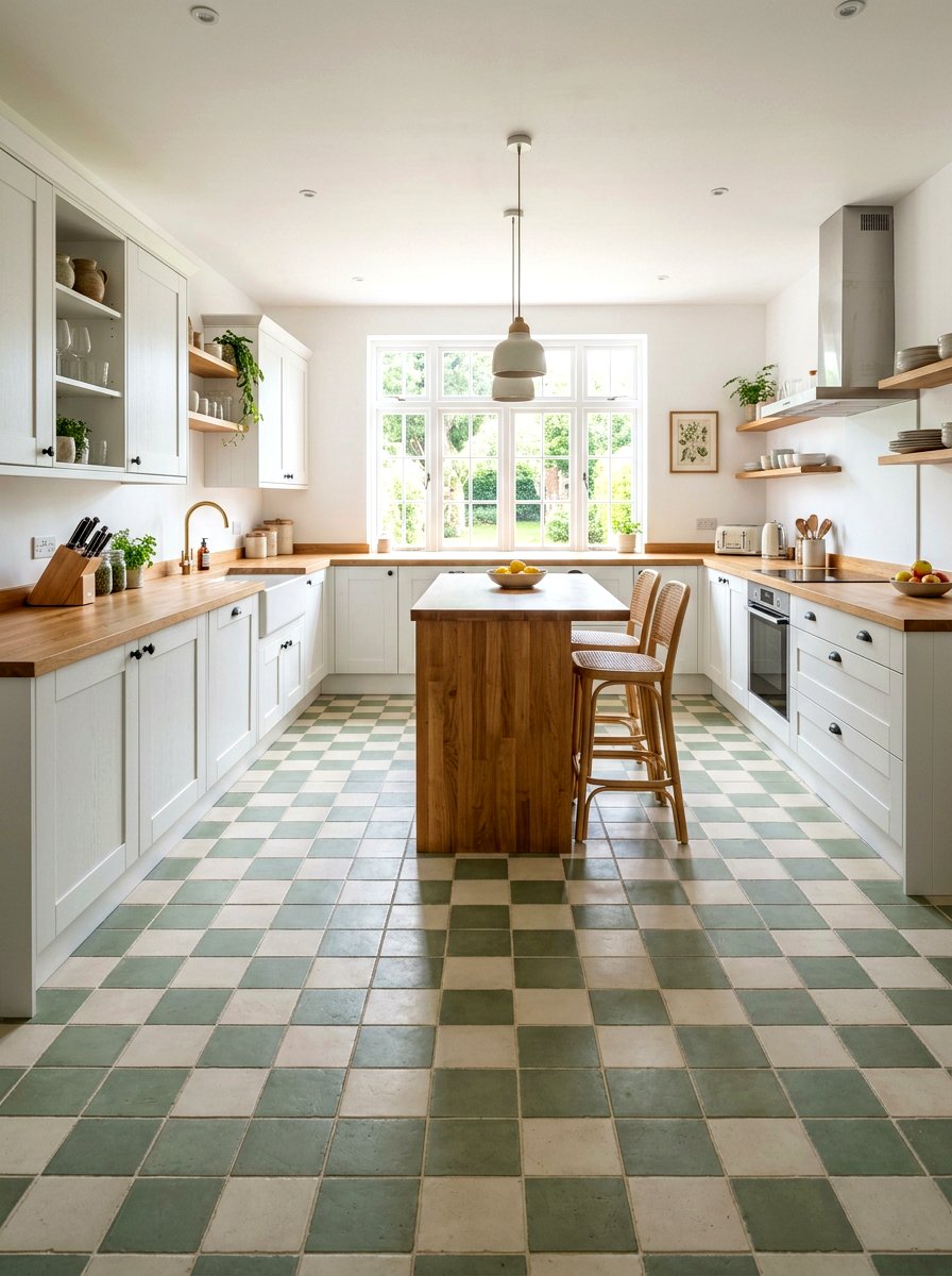 Nineties checkered floor - 30 nineties decor revival ideas