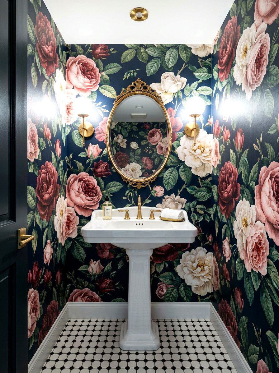 Nineties floral wallpaper - 30 nineties decor revival ideas