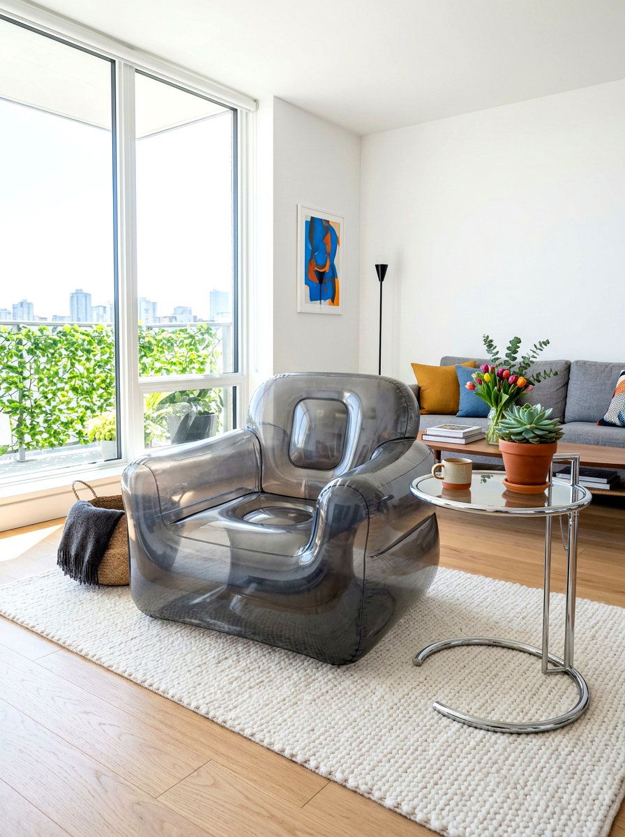 Nineties inflatable furniture - 30 nineties decor revival ideas