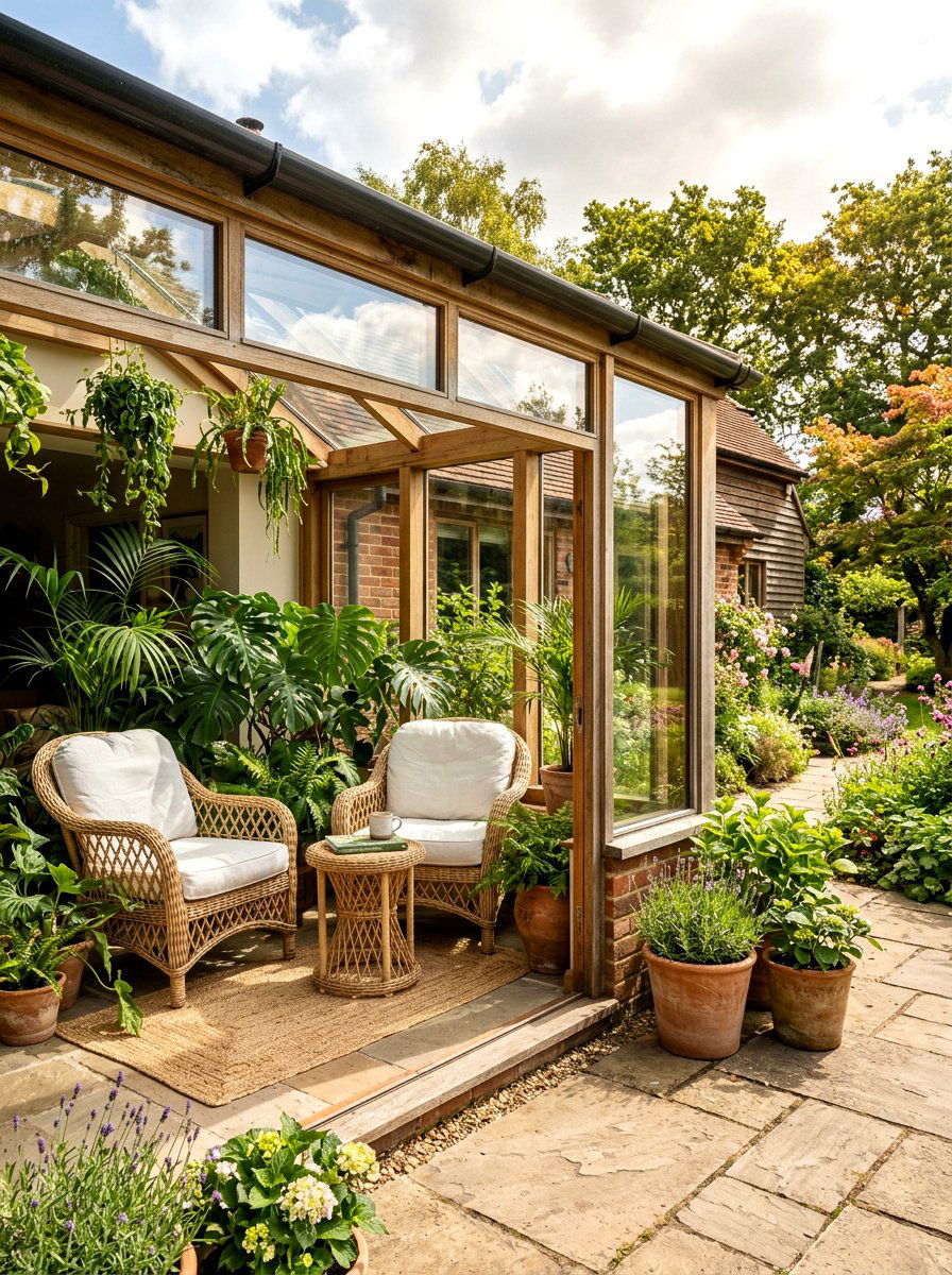 Nineties wicker sunroom - 30 nineties decor revival ideas