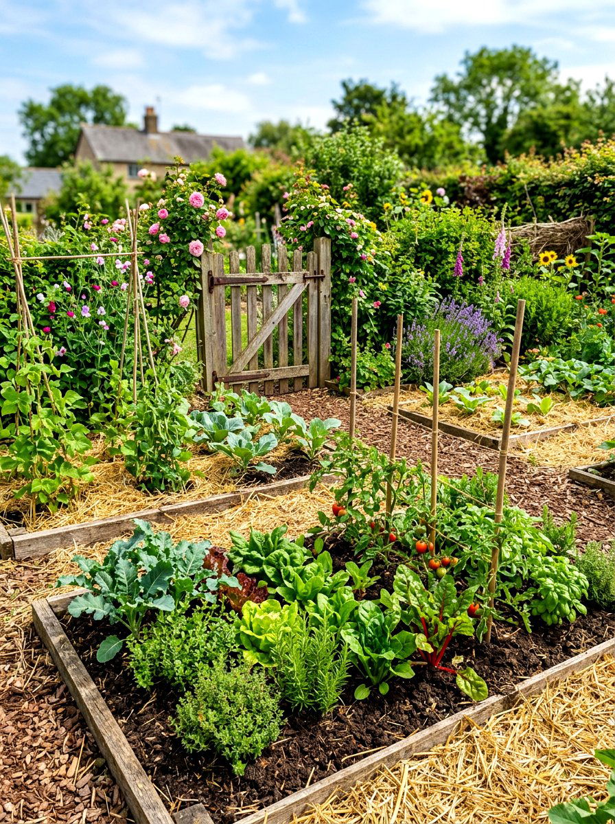 No Dig Garden - 30 organic vegetable garden ideas