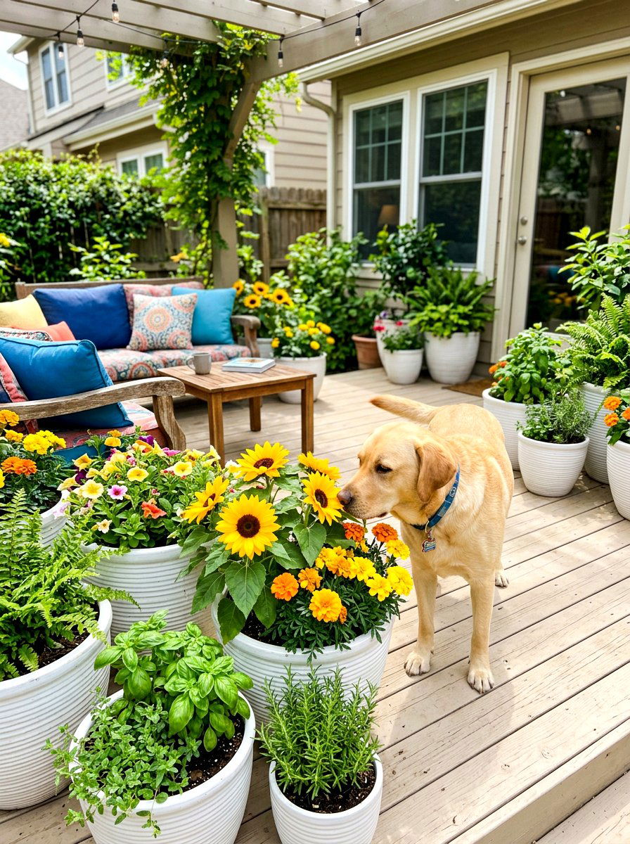 Non Toxic Plants For Dogs - 30 dog friendly patio ideas