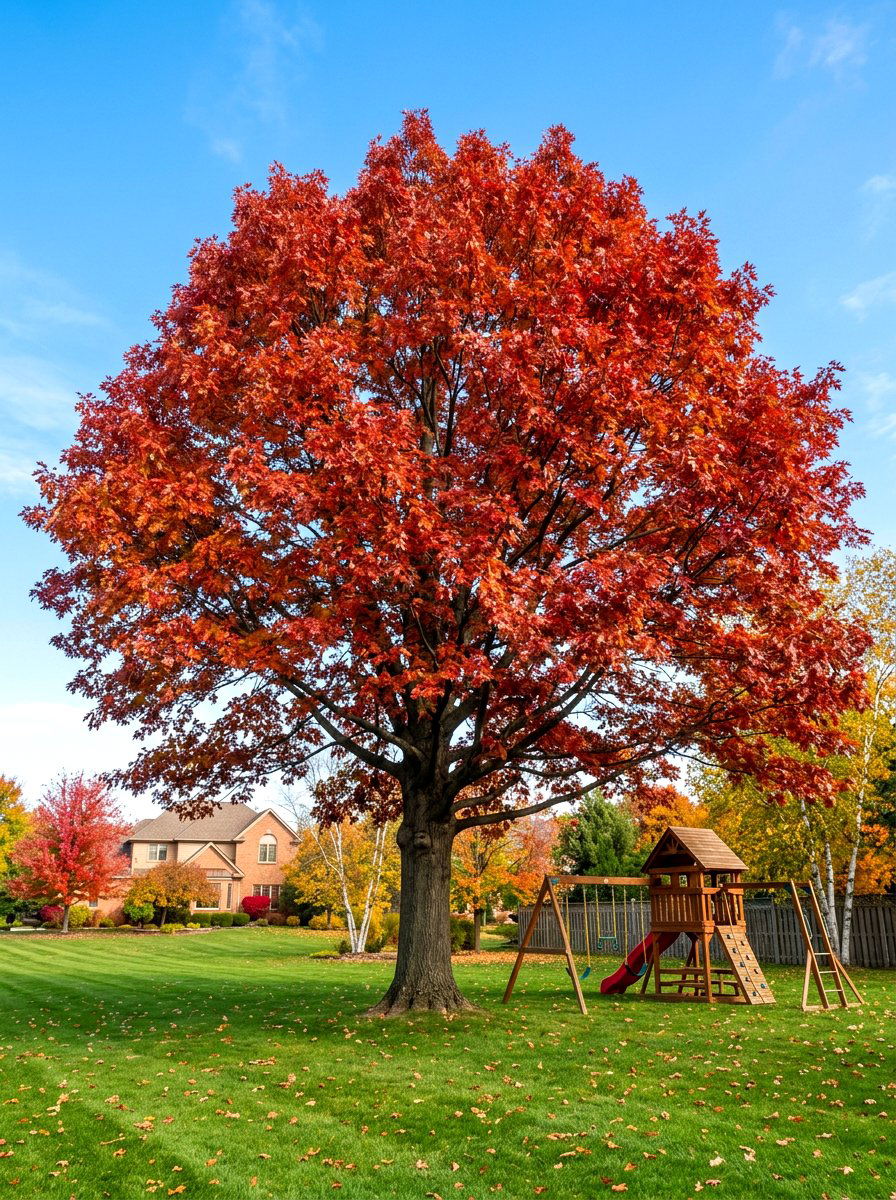 Northern Red Oak Tree - 30 backyard shade tree ideas
