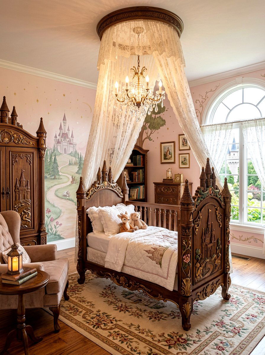 Nostalgic Fairytale Nursery Furniture - 30 vintage book nursery ideas